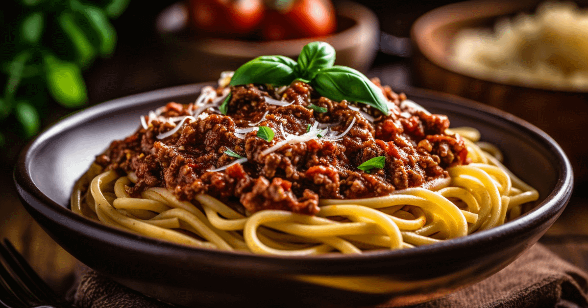 Healthy Spaghetti Bolognese