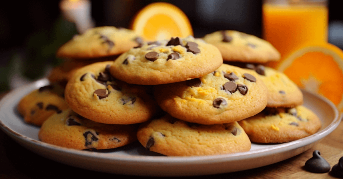 Orange Choc Chip Cookies