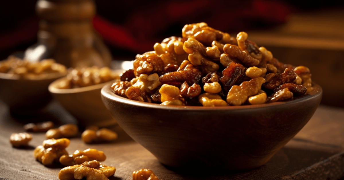 Maple Chilli Walnuts