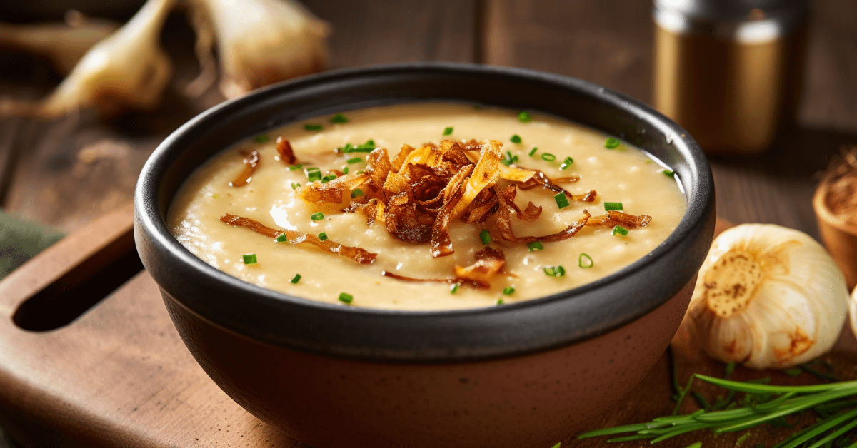 Potato and Caramelised Onion Soup