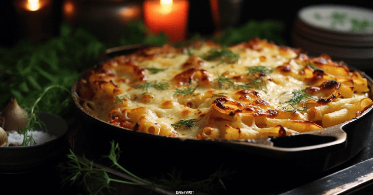 Lemon and Dill Pasta Bake