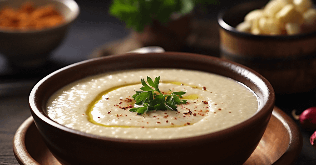 Middle Eastern Cauliflower Soup