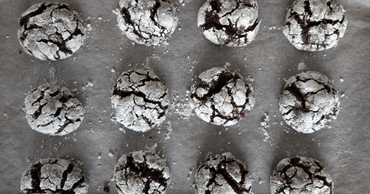 Chocolate Zebra Cookies