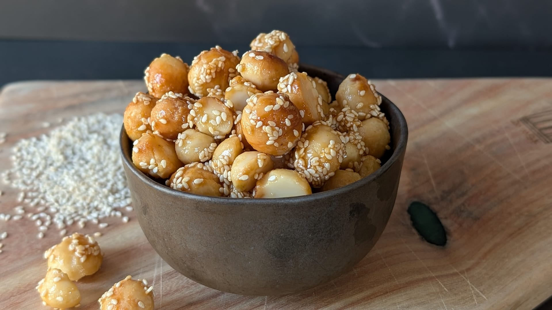 Sesame Macadamias