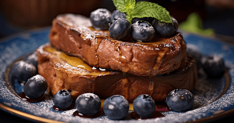 French Toast with Maple Berries