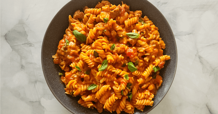 Sausage Pasta with Creamy Tomato Sauce