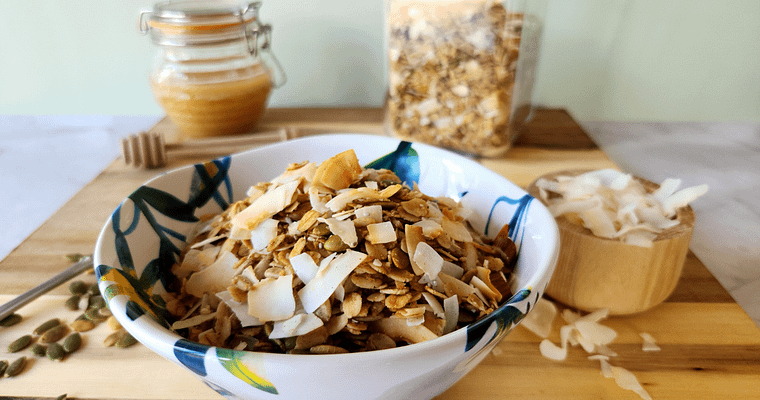 Crunchy Maple Coconut Granola