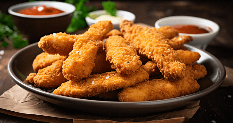 Crispy Oven Baked Chicken Tenders