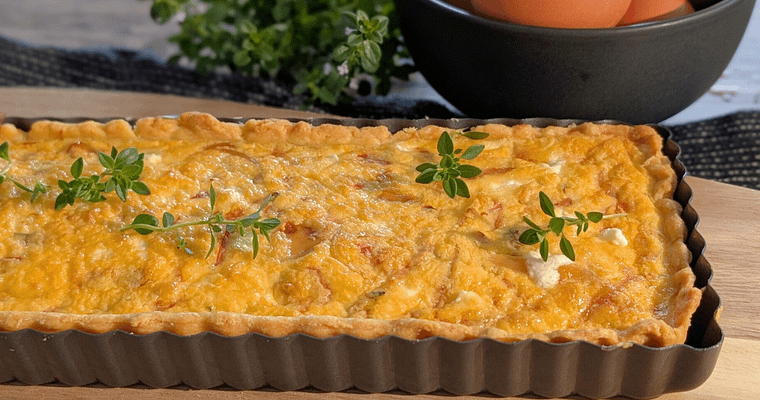 Caramelised Onion and Goat’s Cheese Tart